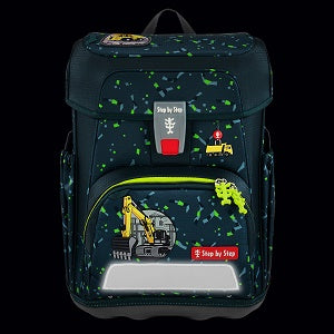 StepbyStep CLOUD Schulranzen-Set Bagger Rocco 5-teilig
