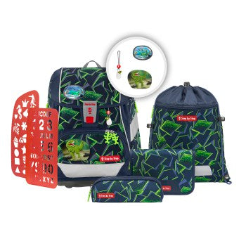 StepbyStep 2IN1 PLUS Schulranzen-Set Wild T-Rex Taro 6-teilig von Hama Technics Handels GmbH - Nur €279.99! Entdecke mehr bei Fachcenter Wagner