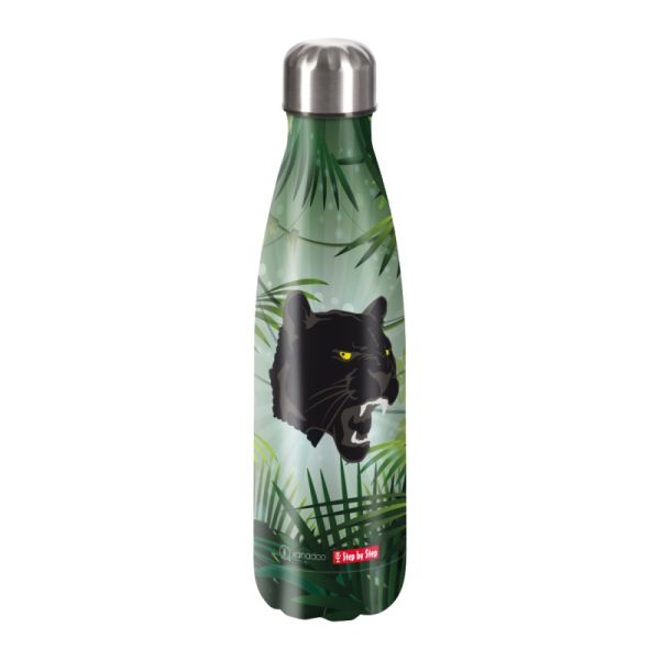 StepbyStep,Isolierte Edelstahl-Trinkflasche "Wild Cat Chiko",2024 von Hama Technics Handels GmbH - Nur €24.99! Entdecke mehr bei Fachcenter Wagner