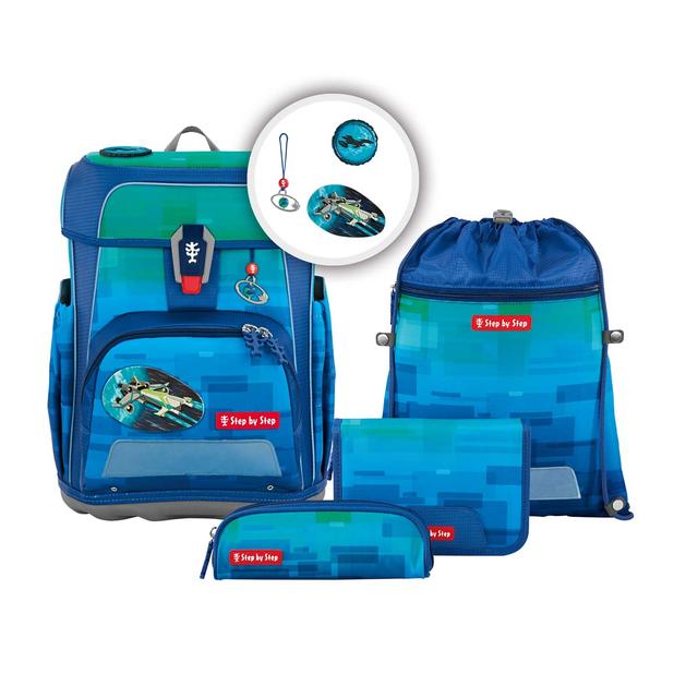 StepbyStep CLOUD OCEAN Schulranzen Set Space Craft Spike