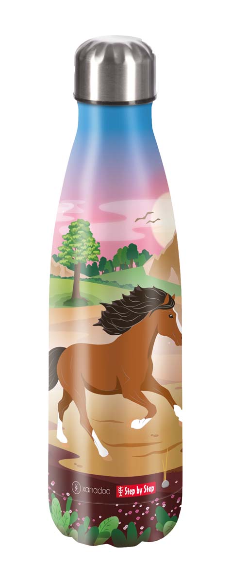 Step by Step,Isolierte Edelstahl-Trinkflasche "Wild Horse Ronja",2024 von Fachcenter Wagner - Nur €24.99! Entdecke mehr bei Fachcenter Wagner