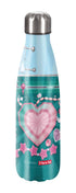 StepbyStep Isolierte Edelstahl Trinkflasche Glitter Heart Hazle von Fachcenter Wagner - Nur €24.99! Entdecke mehr bei Fachcenter Wagner