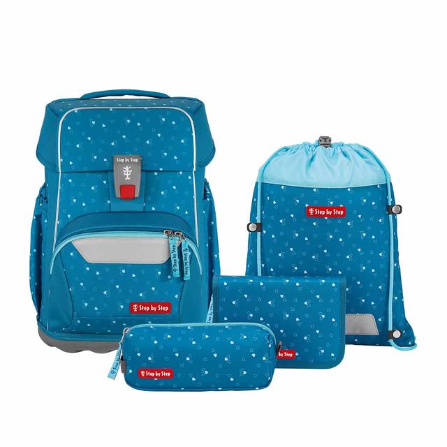 Step by Step BASIS Schulranzen-Set Blue Hearts 4-teilig von Hama Technics Handels GmbH - Nur €199.99! Entdecke mehr bei Fachcenter Wagner