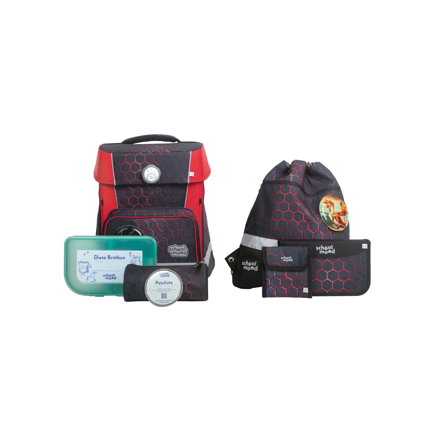 SchoolMood Schulranzenset Champion Maxx Mika (Drache) von Felidae (Europe) GmbH - Nur €144! Entdecke mehr bei Fachcenter Wagner