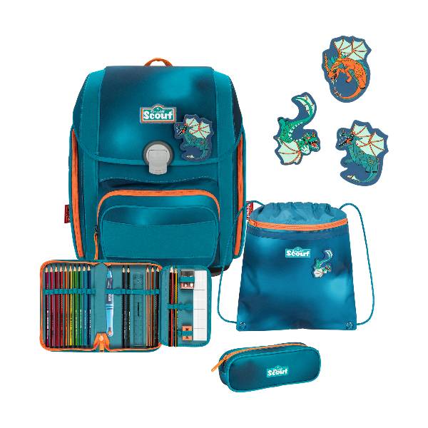 Scout Genius Exklusiv Superflash Seadragon (Schulranzen-Set 4-teilig) von Fachcenter Wagner - Nur €199.99! Entdecke mehr bei Fachcenter Wagner