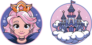 Schneiders Patches Girls Princess + Castle