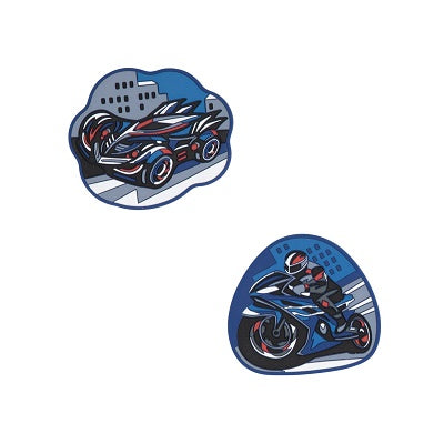 DerDieDas Wechselbuttons 2tlg Turbo Speed