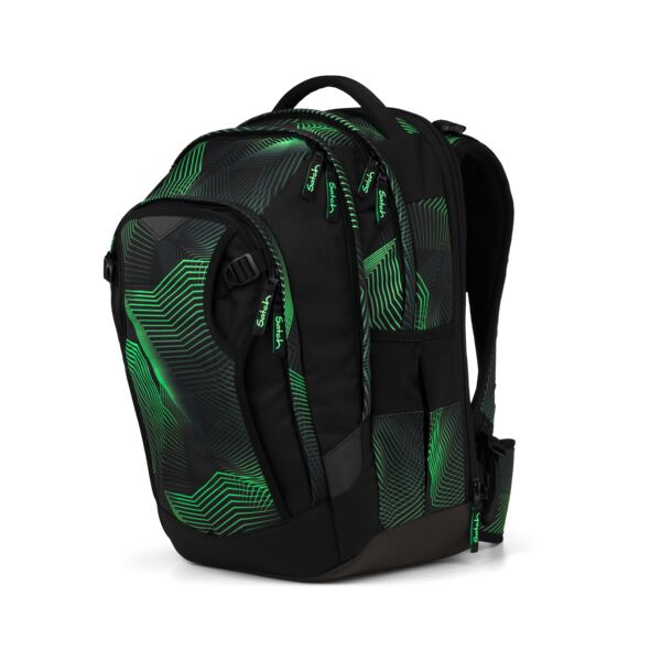 satch Match Plus Schulrucksack Einzeln Seismic Green