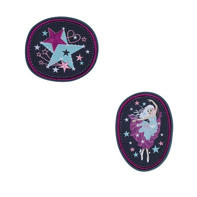 DerDieDas Wechselbuttons 2tlg Dancing Star