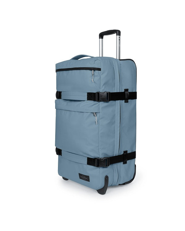 EASTPAK TRANSIT'R PLUS L Authentic Original Tarp Dust Blue