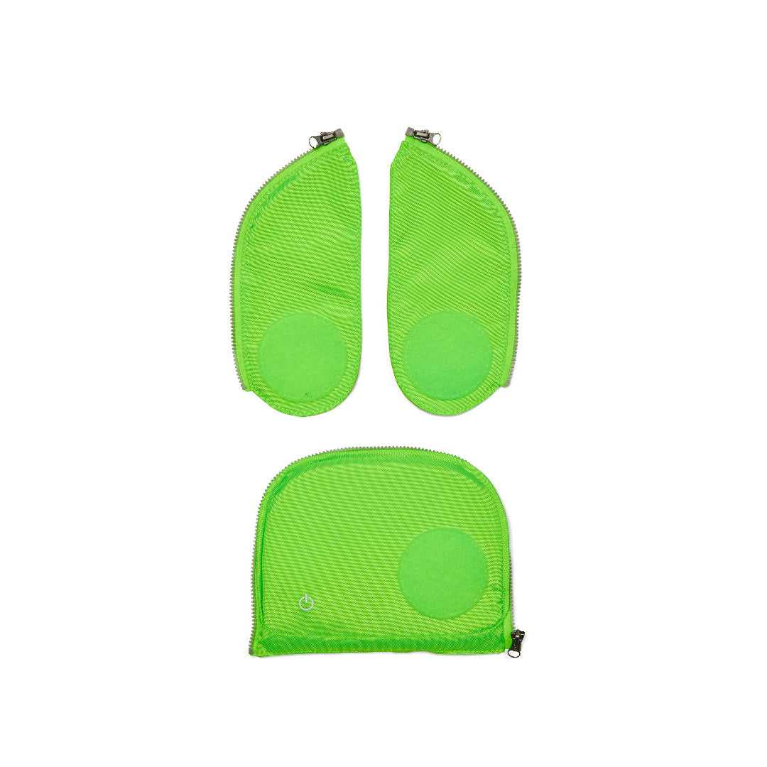 ergobag Fluo LED Zip Set Grün
