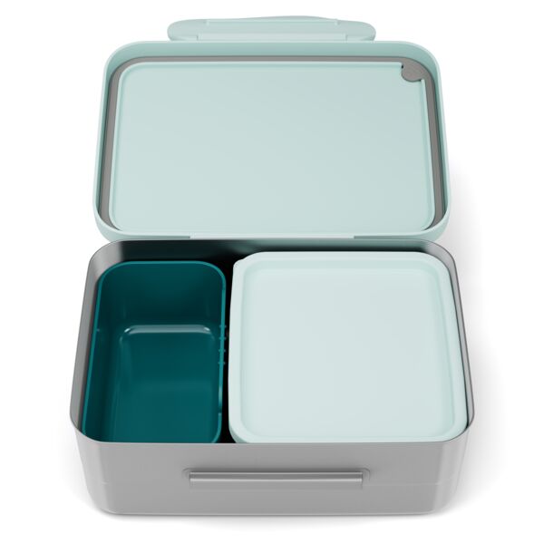 ergobag Blumen Edelstahl Brotdose