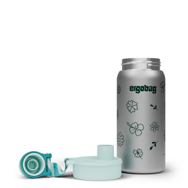 ergobag Blumen Edelstahl Trinkflasche