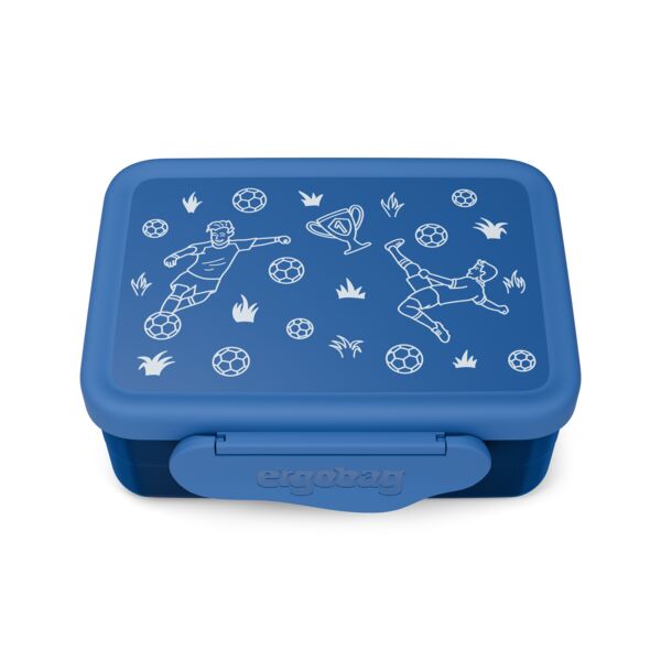 ergobag Fußball Edelstahl Brotdose