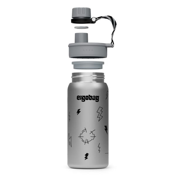 ergobag Gewitter Edelstahl Trinkflasche
