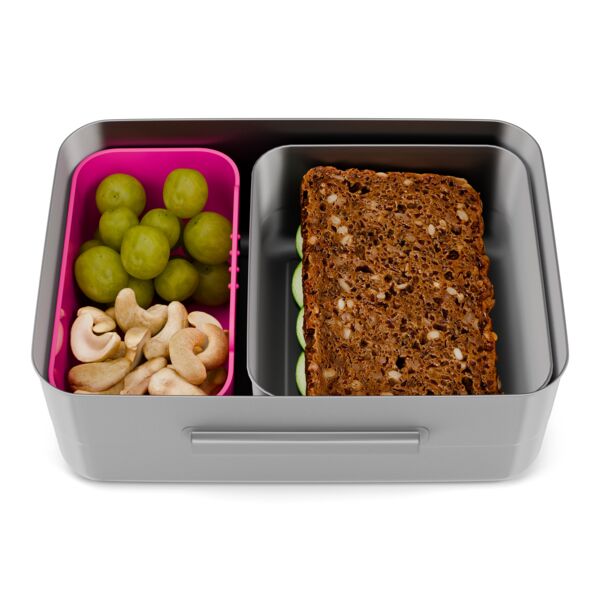 ergobag Glitzer Edelstahl Brotdose