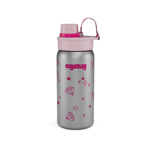 ergobag Glitzer Edelstahl Trinkflasche