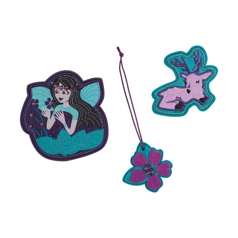 DerDieDas Wechselbuttons 3-tlg Fairy Flower