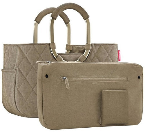Reisenthel loopshopper M frame rhombus olive