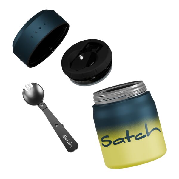 satch Blue Graffiti Thermo Lunchbox