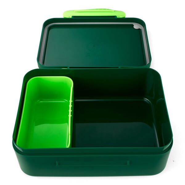 ergobag Kunststoff-Brotdosen Blitze dunkelgrün