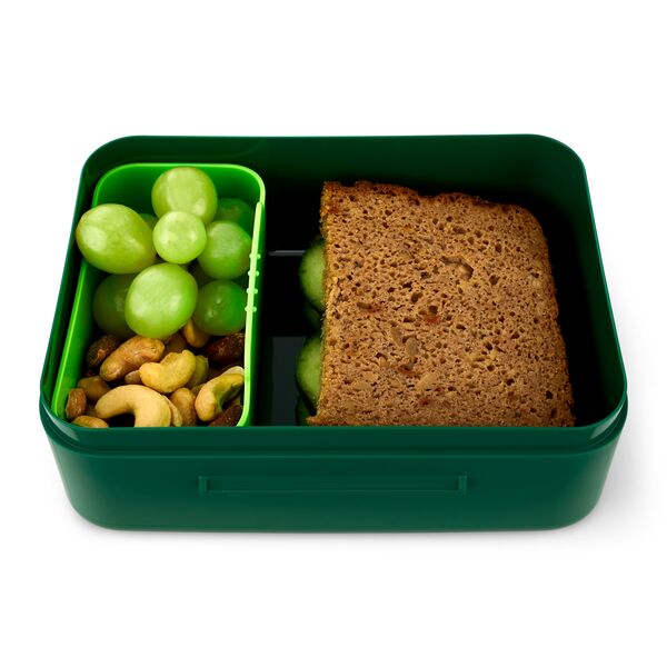 ergobag Kunststoff-Brotdosen Blitze dunkelgrün