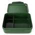 ergobag Kunststoff-Brotdosen Dino dunkelgrün