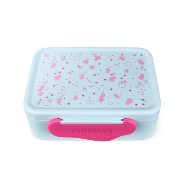 ergobag Kunststoff-Brotdosen Bubbles hellblau