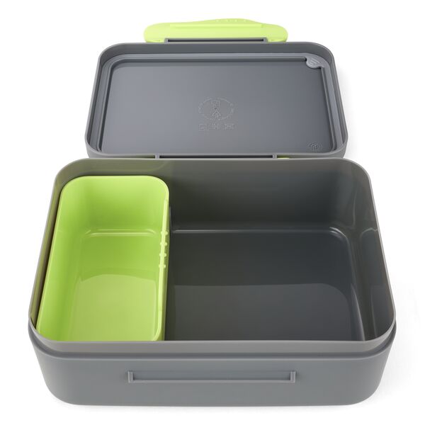 ergobag Kunststoff-Brotdosen Speed grau