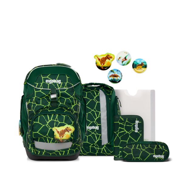 ergobag Pack Set BärRex grün