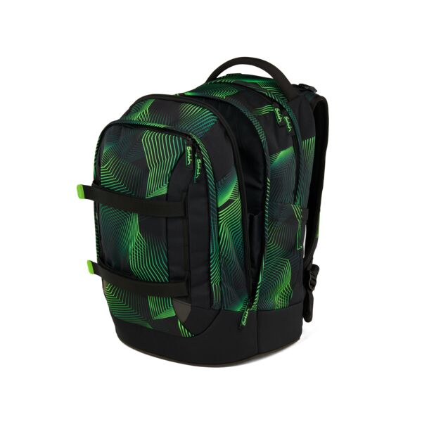 satch pack Schulrucksack Einzeln Seismic Green