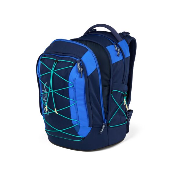 satch pack Schulrucksack Einzeln Crossed Blue von Fond of Bags GmbH - Nur €159.99! Entdecke mehr bei Fachcenter Wagner