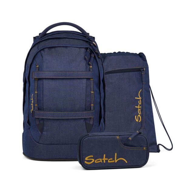 satch pack Schulrucksack SET Denim Blue von Fond of Bags GmbH - Nur €229.99! Entdecke mehr bei Fachcenter Wagner